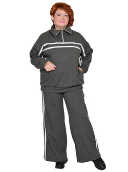 Толстовка с лампасами Дымка