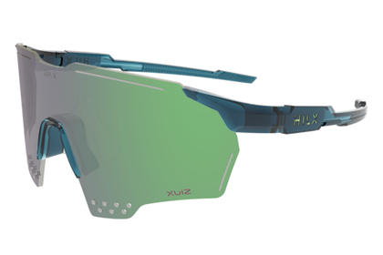 Спортивные очки HILX Gladiator (L) / Shiny Crystal Dark Green / Road Bike Lens