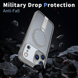 Прозрачный чехол Mesh Pro Magnetic Case для iPhone 17 Pro Max