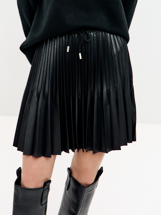 Кожаная юбка