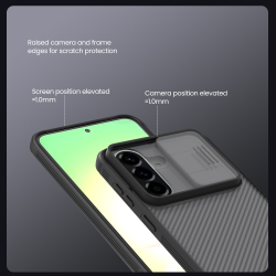 Чехол прозрачный тонированный с защитой камеры на смартфон Samsung Galaxy A57, серия CamShield Pro от Nillkin
