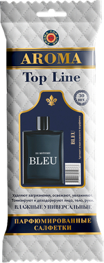 Салфетки влажные универсальные парфюмированные №17 BLEU