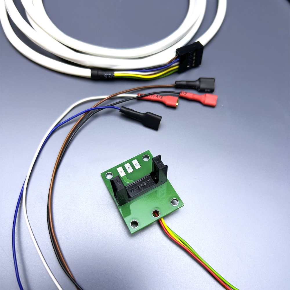 Шлейф кнопка-оптический датчик для силомера Rocky Boxer