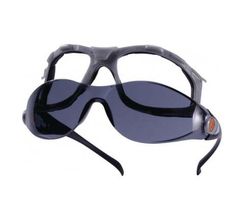 Открытые защитные очки затемненные Delta Plus PACAYA со съёмным обтюратором PACAYNOFU