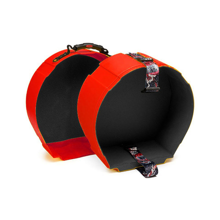 Ударопрочный кейс КРАСНЫЙ с отделкой велюр - для малого барабана - DGCASE DARUMA 14TF (5in - 8,5 in)