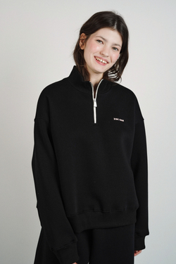 Олимпийка Zoe с начесом, черная