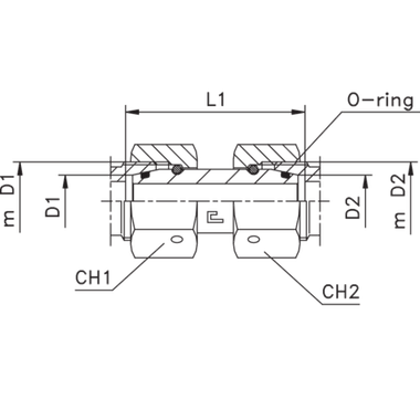 Соединение PNN DL42 М52х2 DL35 М45х2 CAST