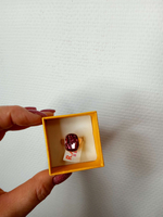 Кольцо позодлоченное с камнем.Размер-17