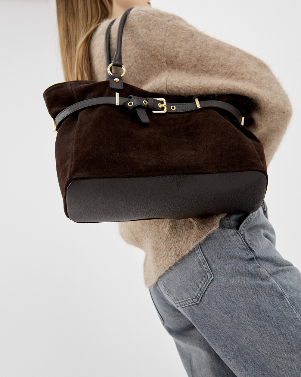 Сумка 585 15 коричневый