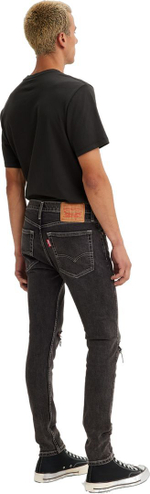 Джинсы Levis 519 Levi's Original EXT SKINNY HI-BALLB BLACKS т.серый