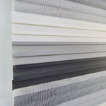 Штора рулонная "День/ночь" 70*160см черно-белая, 110г/м2, NNSR038