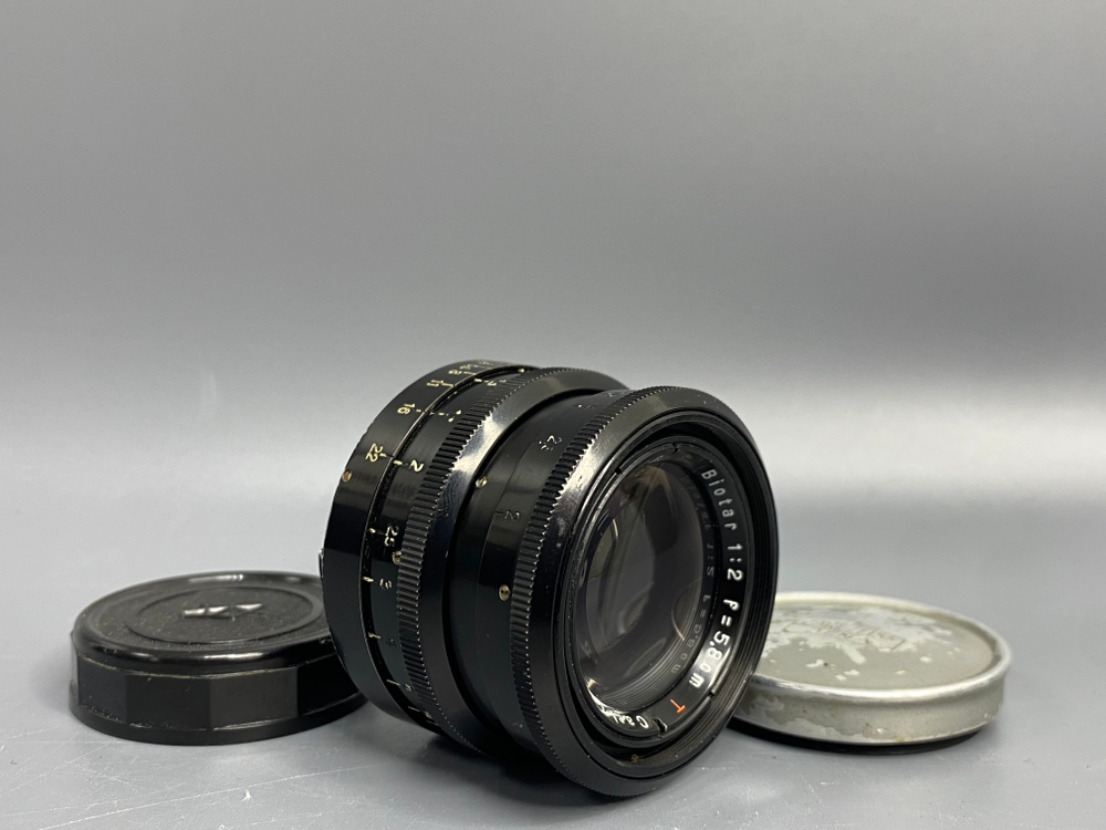 Biotar 58mm F2 RED T Carl Zeiss Jena