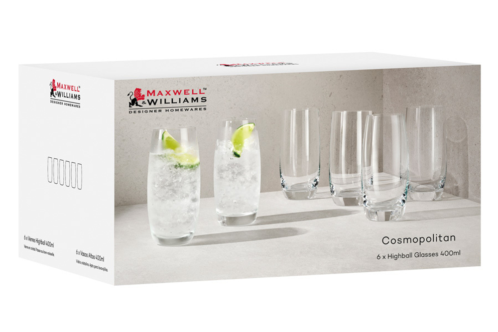 Набор стаканов 6шт 400мл Maxwell & Williams Cosmopolitan