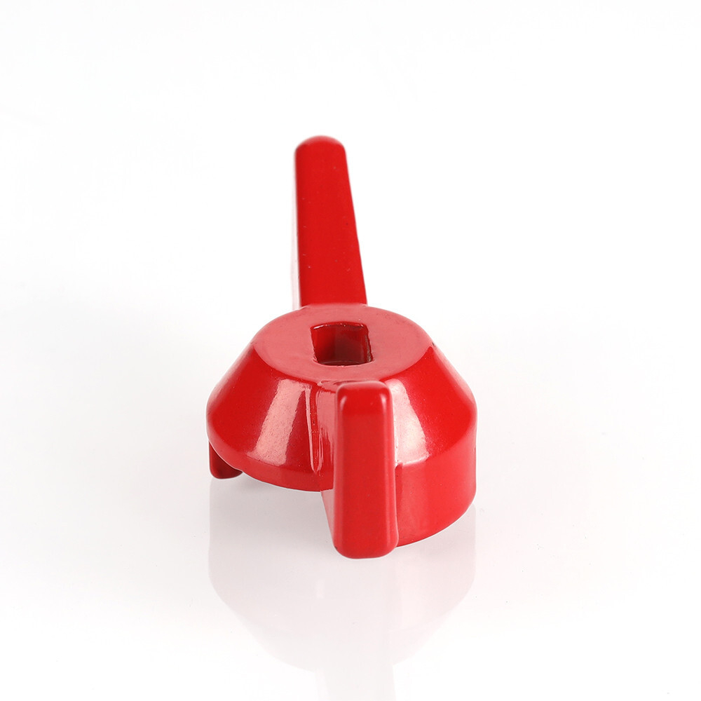Ручка-бабочка для крана, 1/2"-3/4" красная