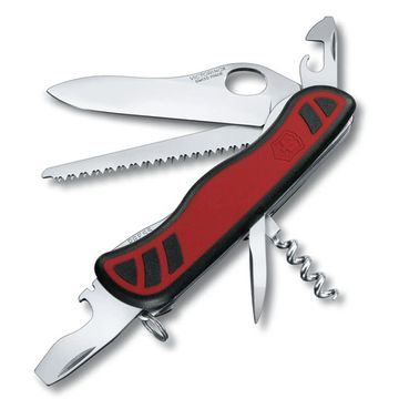 Нож перочинный VICTORINOX Forester, 111 мм, 10 функций, с фиксатором лезвия, красный с чёрным