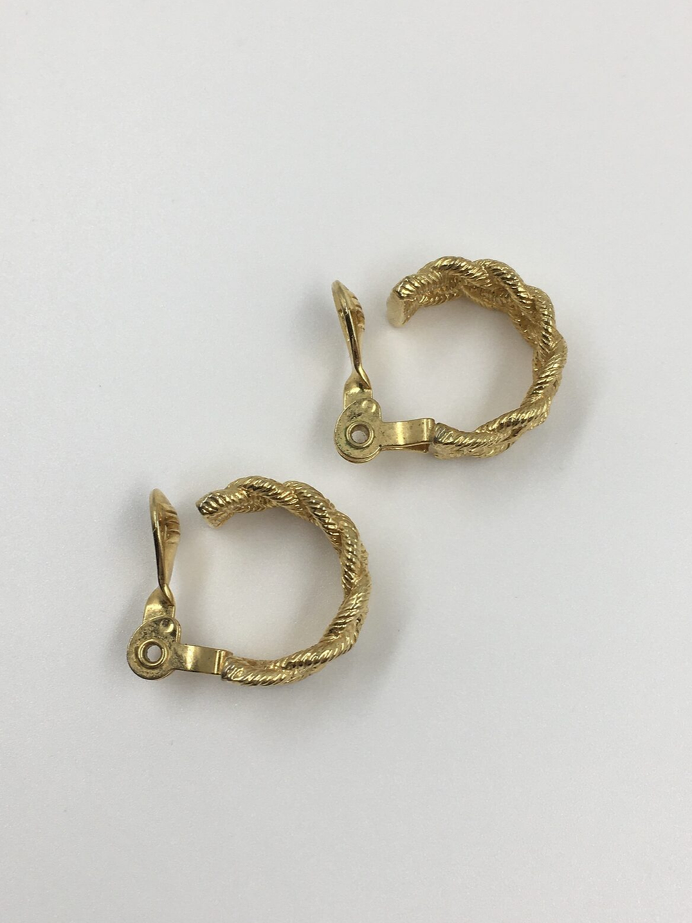 Клипсы полукольца плетёные Sonia Rykiel