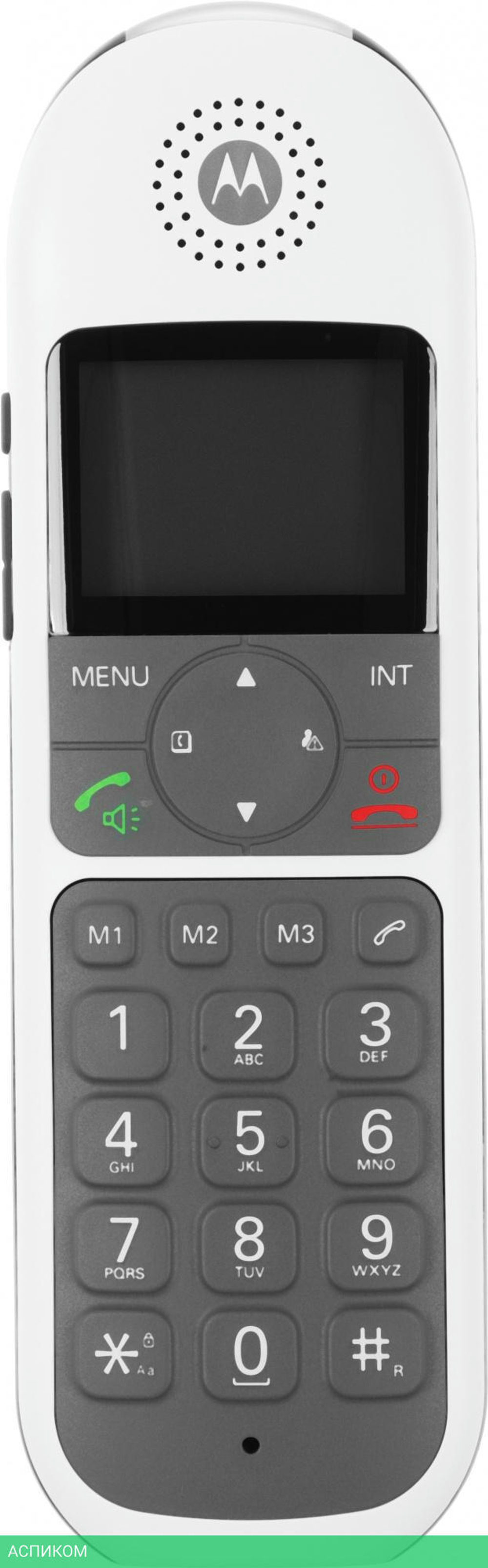 Радиотелефон DECT Motorola CD5001 черный/белый (107CD5001WHITE)