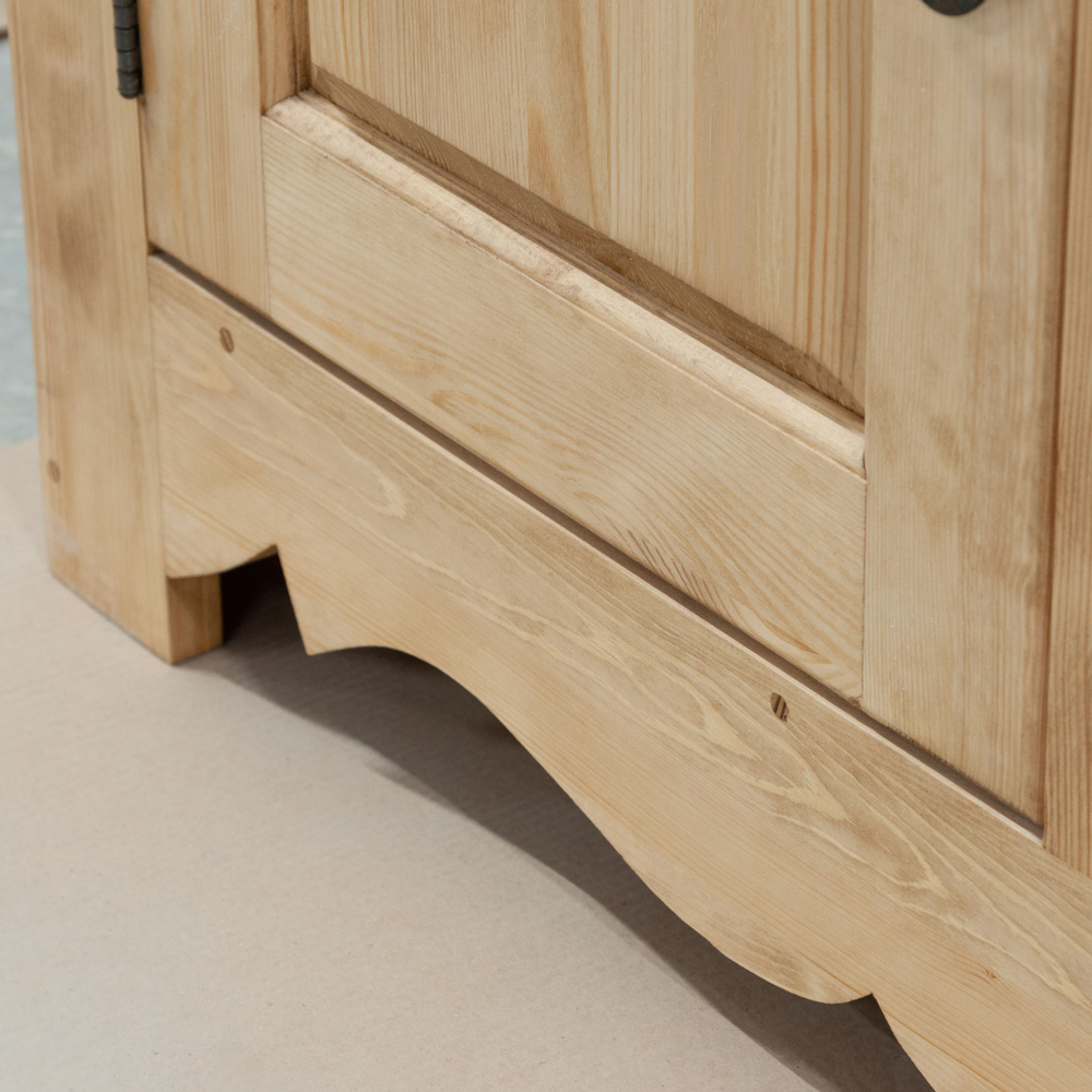 Тумба кухонная Прованс 2 двери 3 ящика из массива сосны (нижняя часть буфета)