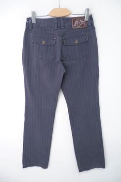 Джинсы H.R.C в полоску 44 размер