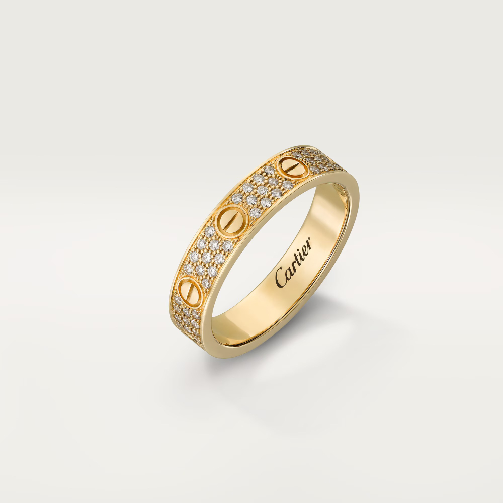 Кольцо Cartier Love с бриллиантами