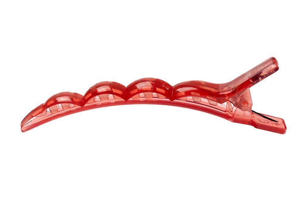 Зажимы для волос Harizma, пластиковые, розовые, 10см (h10897-05)