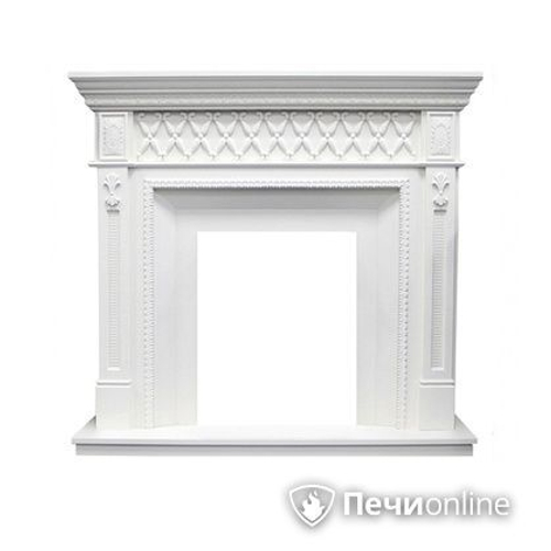Портал для электрокамина Royal Flame Alexandria под классический очаг белый дуб