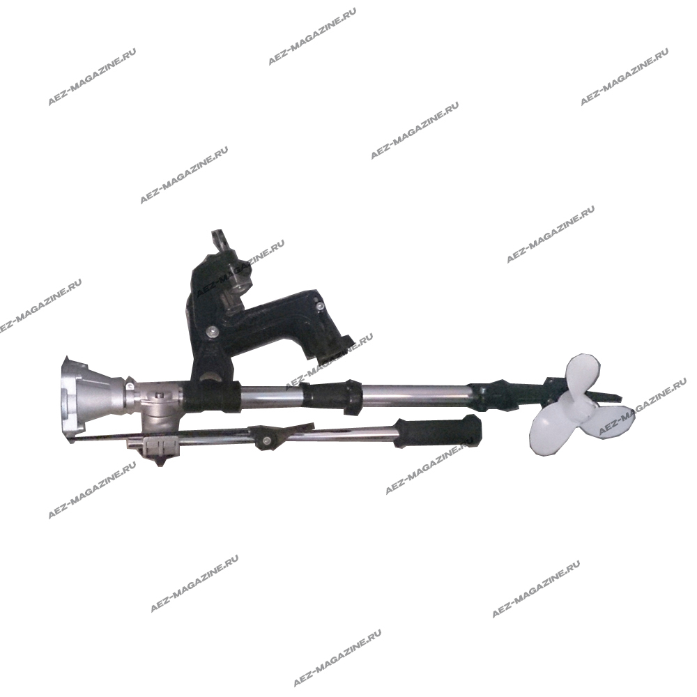 Насадка для того,чтобы из двигателя косы (33 см3 ,43 см3 ,52см3 , 62 см3) сделать лодочный мотор