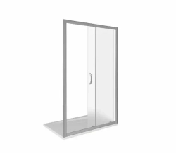 Душевая дверь в нишу Bas Infinity WTW-120-G-CH 120*185 с поддоном 3см
