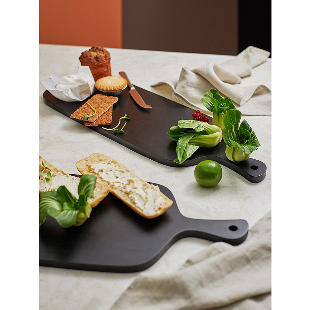 Доска сервировочная rubris, 20х60 см, черная