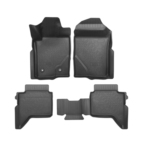 Ковры в салон Norplast/Unidec для Ford Ranger T6.2 (2022-), Черный, арт.NPA11-C95-012-2