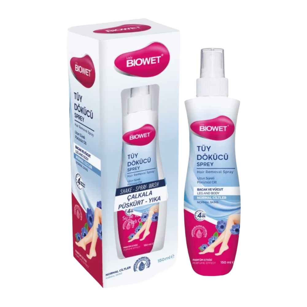 Спрей BIOWET для удаления волос сенсатив 150мл