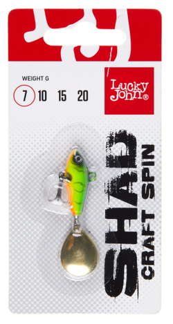 Тейл-спиннер Lucky John SHAD CRAFT SPIN 07.0г 003 в блистере