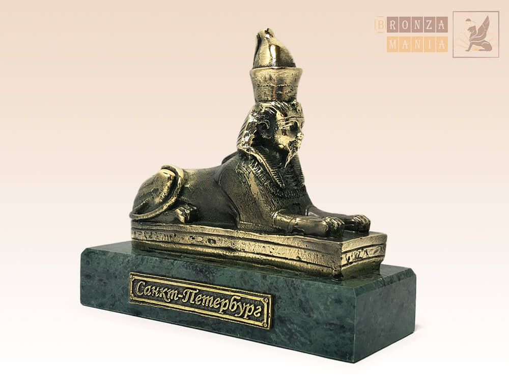 фигурка Сфинкс средний на змеевике