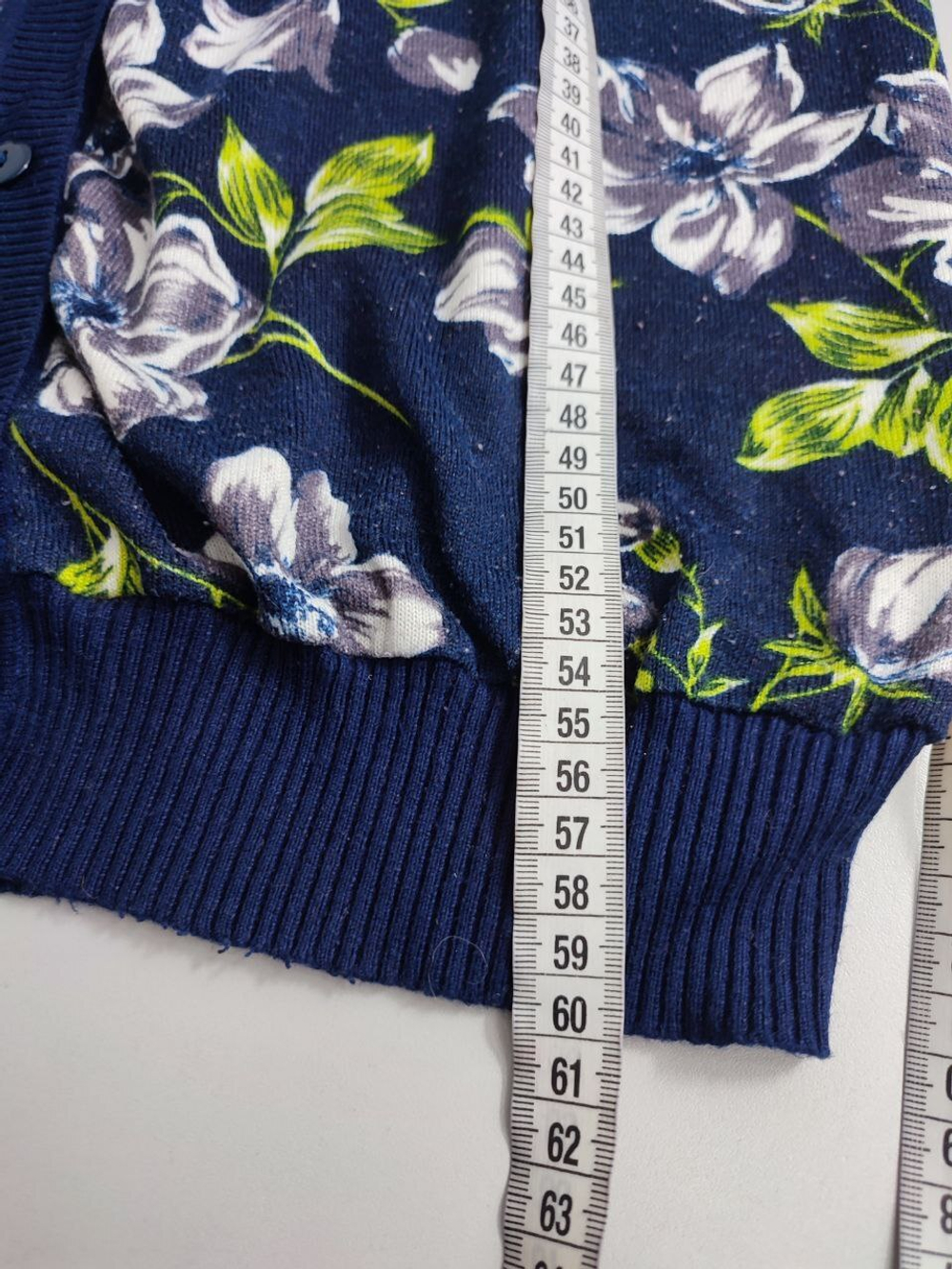 Кардиган Mengxia с цветами 50 размер