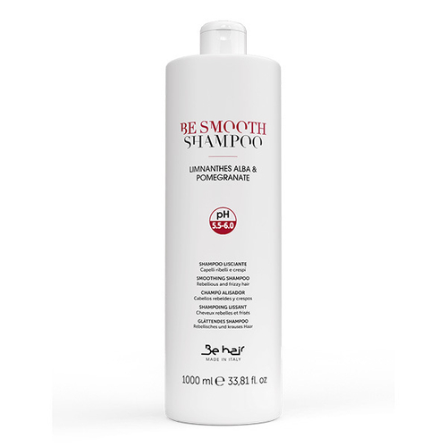 Разглаживающий шампунь для непослушных волос Be Hair Smooth Shampoo Rebellious & Frizzy 1000мл