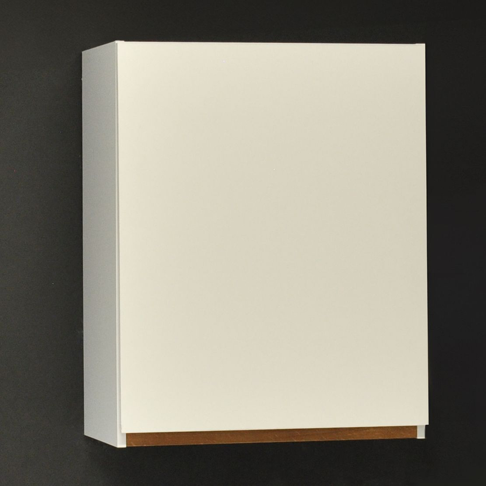 Навесной кухонный шкаф для сушки посуды 60х32х75 Валенсия / кухонный модуль с дверцей и полкой / белый, массив дуба