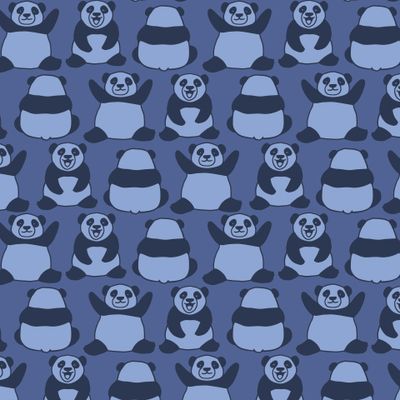 Синий панды