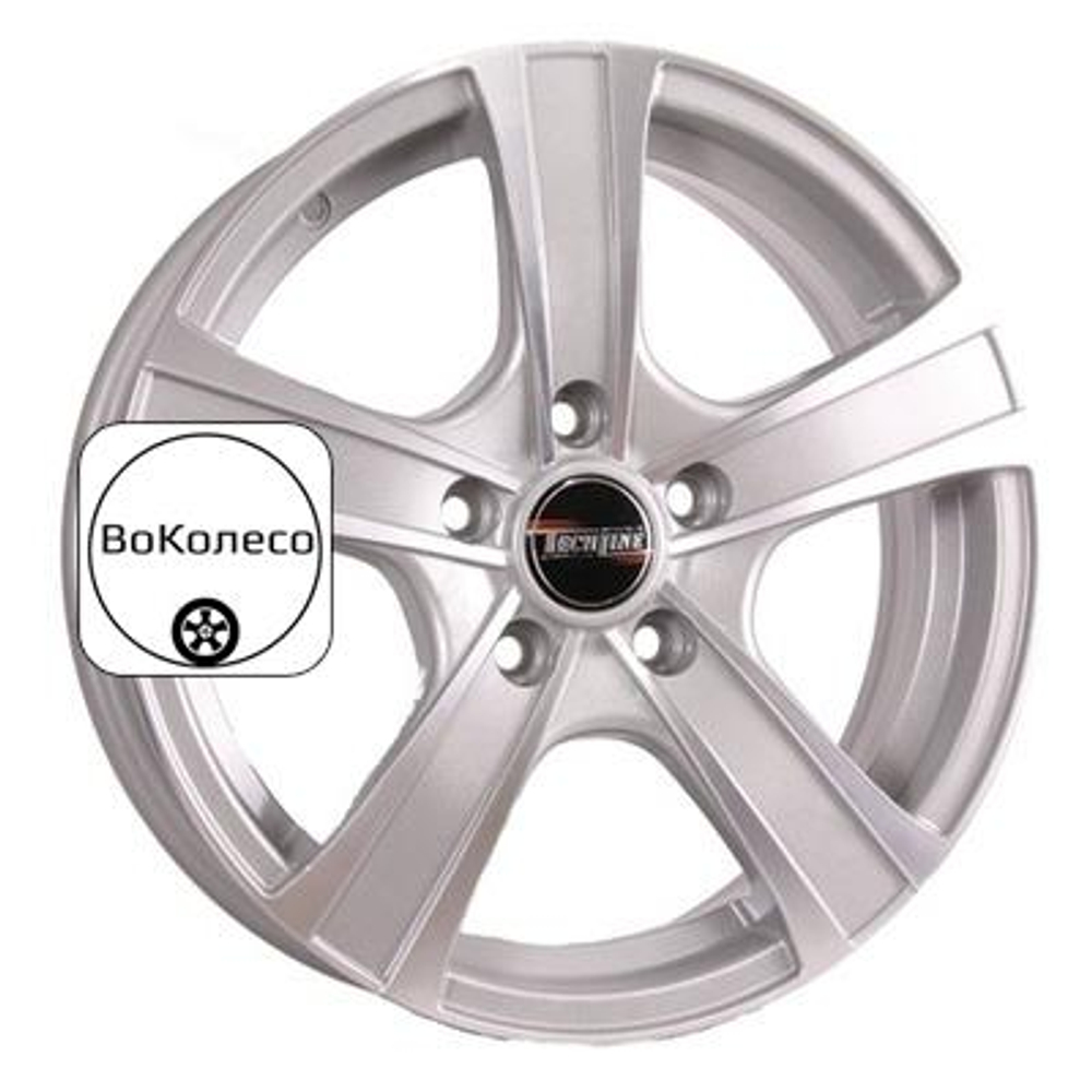 6x15/5x100 ET38 D57,1 539 Silver Tech Line