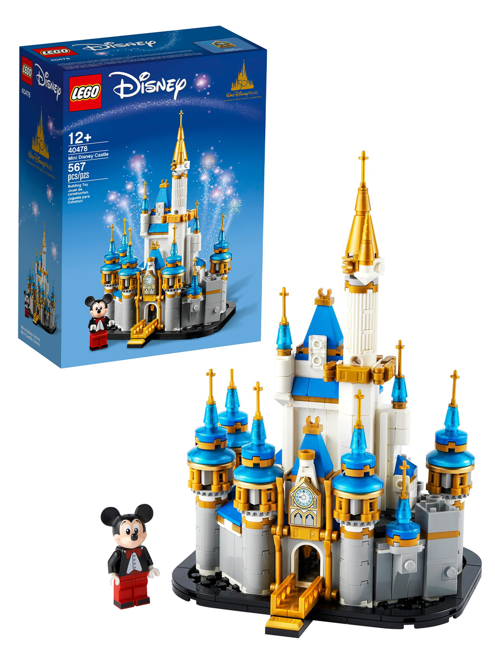 Конструктор Лего дисней Сувенирный набор Замок Disney 40478 | LEGO Disney Mini Disney Castle 567 деталей 12+
