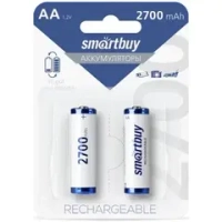 Аккумулятор AA (HR6) 2700 mAh Smartbuy BL2 (Цена за упаковку 2 штуки)