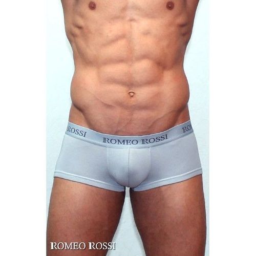Мужские трусы хипсы светло-серые Romeo Rossi Comfort Boxer Brief RR5001-03
