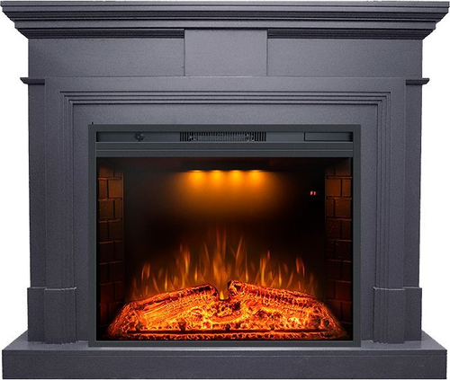 Каминокомплект Coventry Graphite Grey - Серый графит с очагом Emerald 28