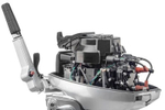 Лодка ПВХ REEF 360НД + 2х-тактный лодочный мотор SHARMAX SM9.9HS