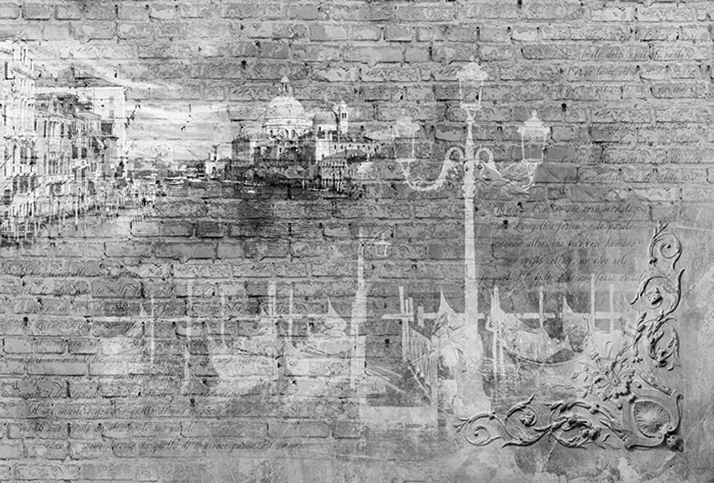 Дизайнерские обои Wall Street Grayscale