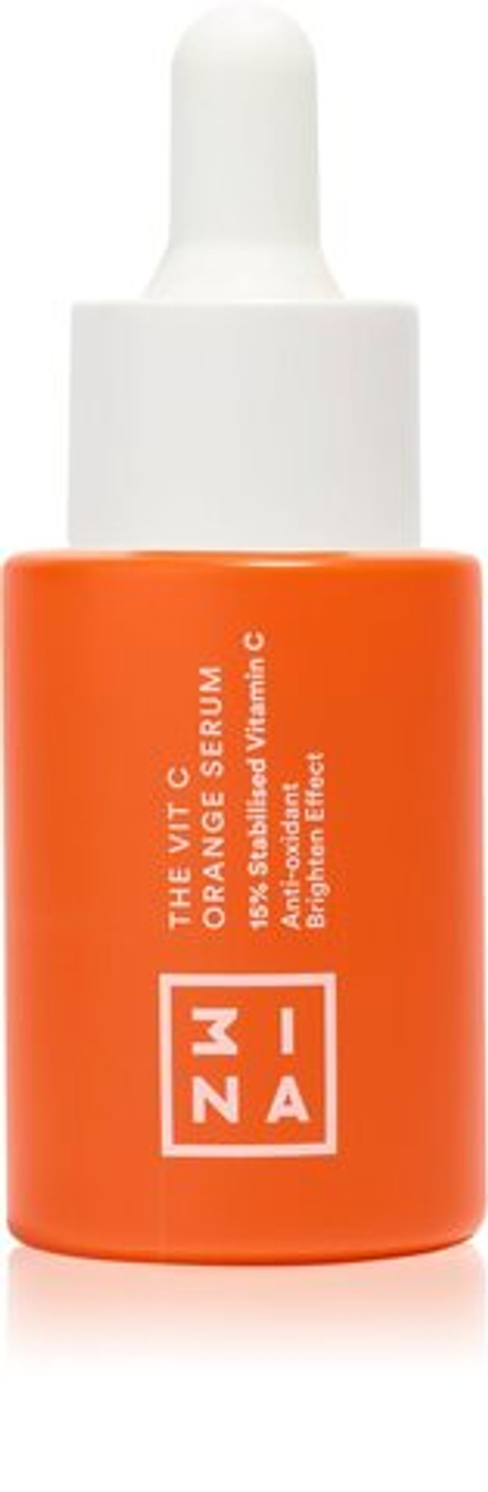 3INA The Vit C Orange Serum - Осветляющая сыворотка для лица с витамином С /   30  ml  / GTIN 8435446418461