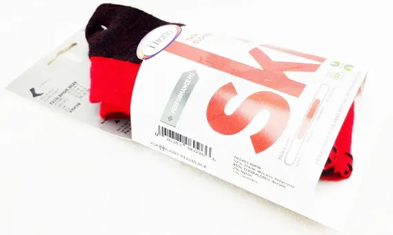 Носки горнолыжные THORLO XSKI 462 Over-Calf Red/Black