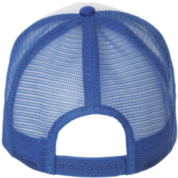 Бейсболка Bubble, синяя с белым