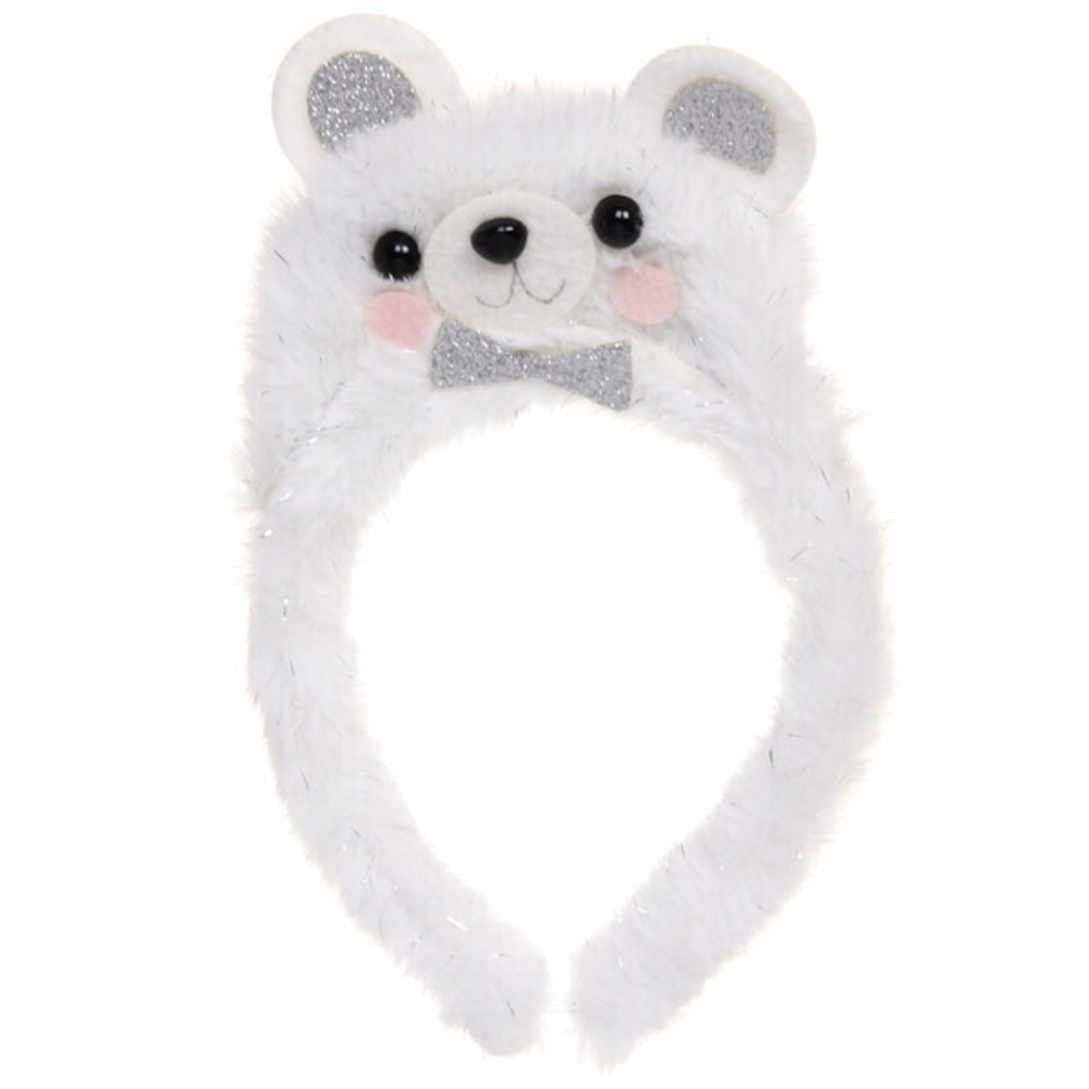 Ободок карнавальный «Медвежонок» 19 см