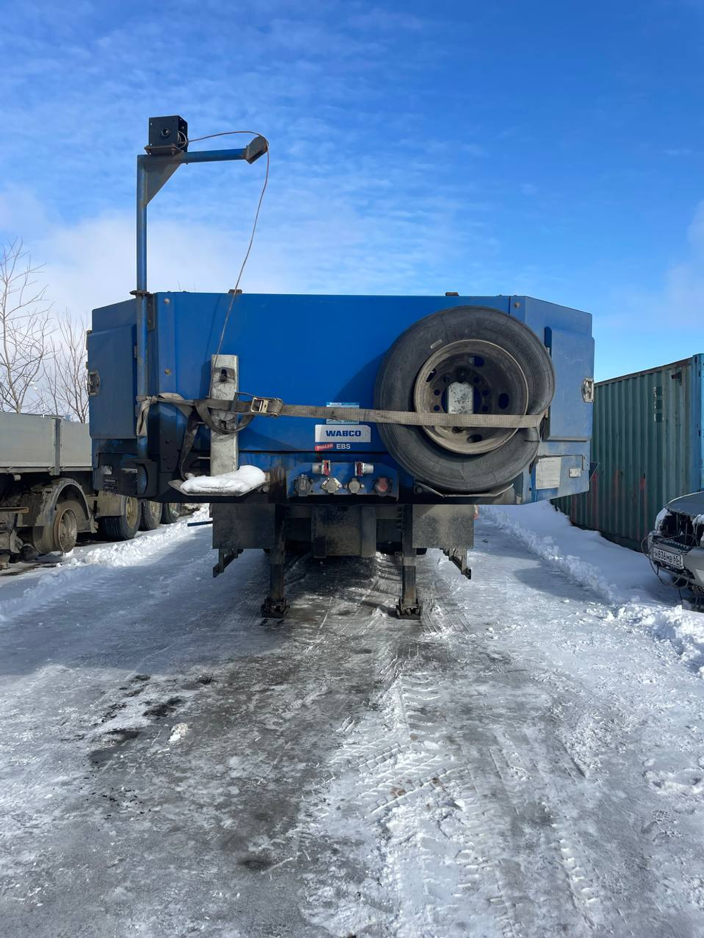БЕРГЕР 9854* Полуприцеп тяжеловоз 4 оси 9854-0000050-05 (Раздвижной)