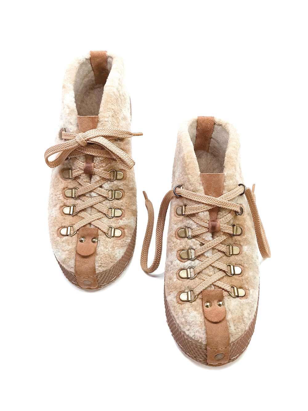 Ботинки меховые "Winter peach"